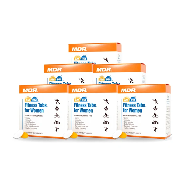 Six boxes of Fitness Tabs for Women