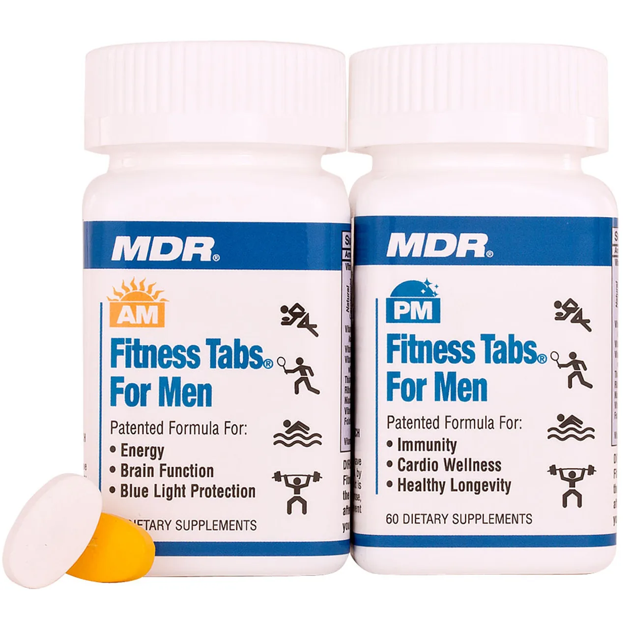 Fitness Tabs Multivitamin for Men 30 Day Supply